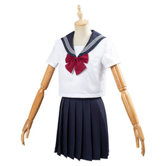 Court Uniforme de Marin Été Jupe Tenue JK Lycée Uniforme Classe Uniforme Etudiant Cosplay Costume