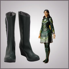 Eternals Sersi Cosplay Chaussures Bottes Halloween Costumes Accessoire