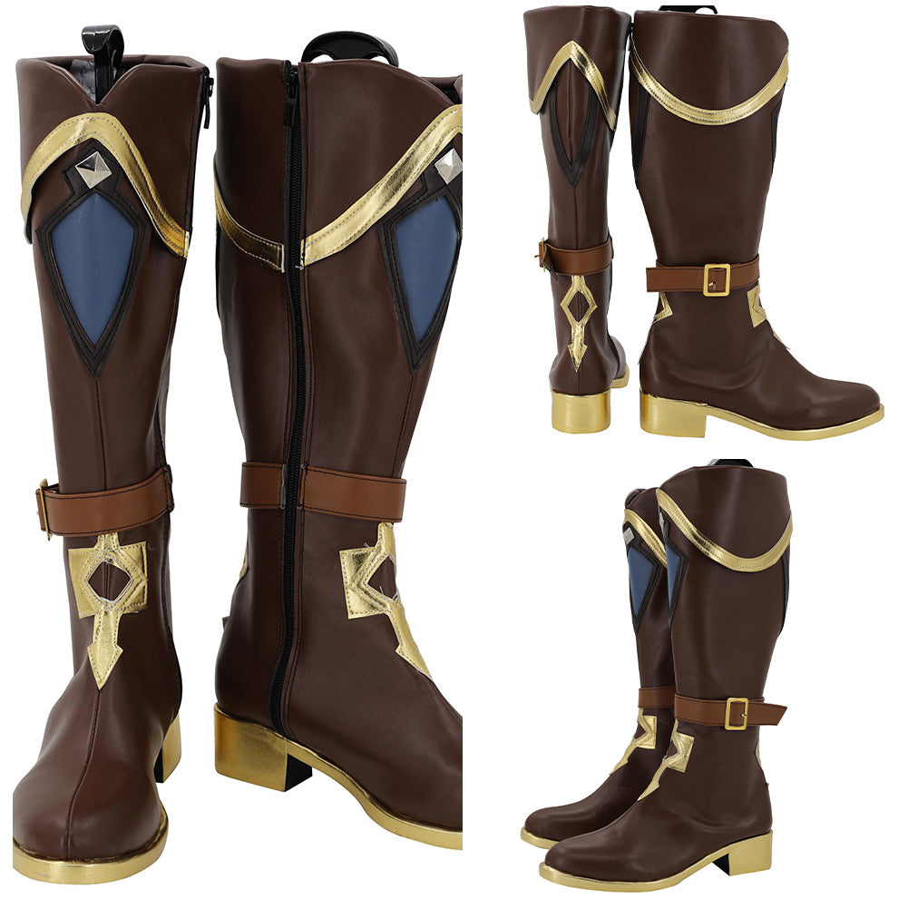 Genshin Impact Kaeya Cosplay Chaussures