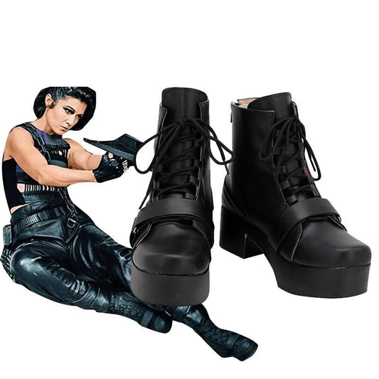 Birds of Prey Huntress Helena Bertinelli Cosplay Chaussures