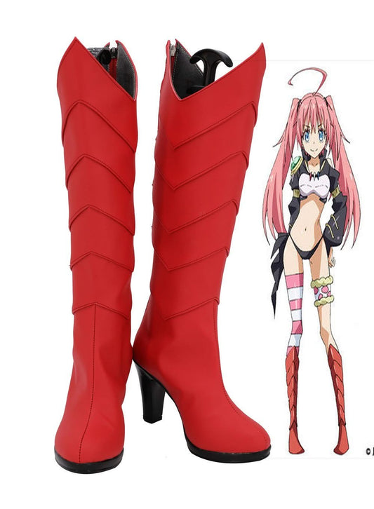Moi, quand je me réincarne en Slime Milim Bottes Cosplay Chaussures