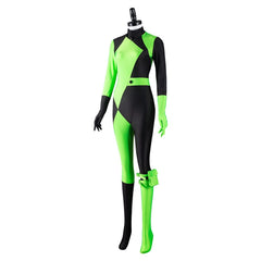 Kim Possible Shego Combinaison Cosplay Costume