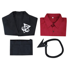 Helltaker Modeus Femme Uniforme Jupe Halloween Carnaval Cosplay Costume