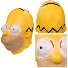Les Simpson Homer Jay Simpson Masque En Latex Fête Cosplay Halloween
