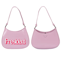 Barbie Cosplay Crossing bag Mocie 3D Print School Bag Rucksack for Women Margot Robbie Barbie underarm bag second creation