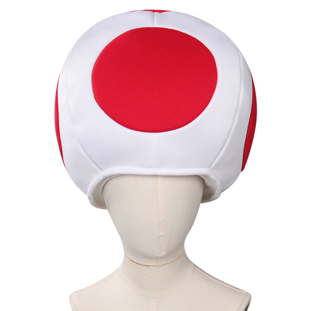Adulte Super Mario Bros Toad Kinopio Rouge Chapeaux Carnaval Accessorie