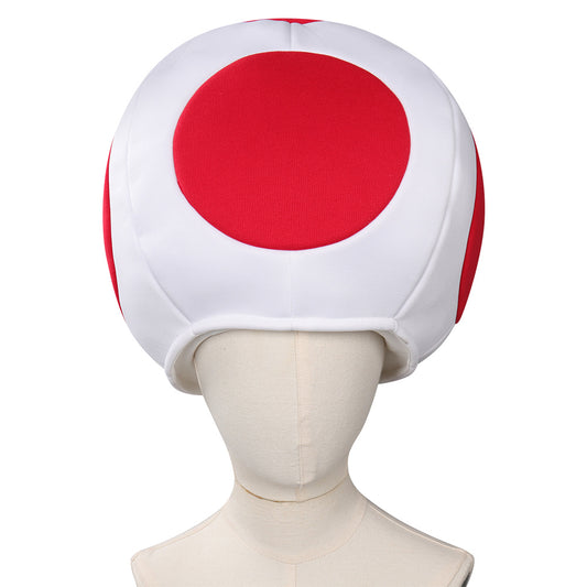 Adulte Super Mario Bros Toad Kinopio Rouge Chapeaux Carnaval Accessorie