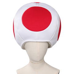 Adulte Super Mario Bros Toad Kinopio Rouge Chapeaux Carnaval Accessorie