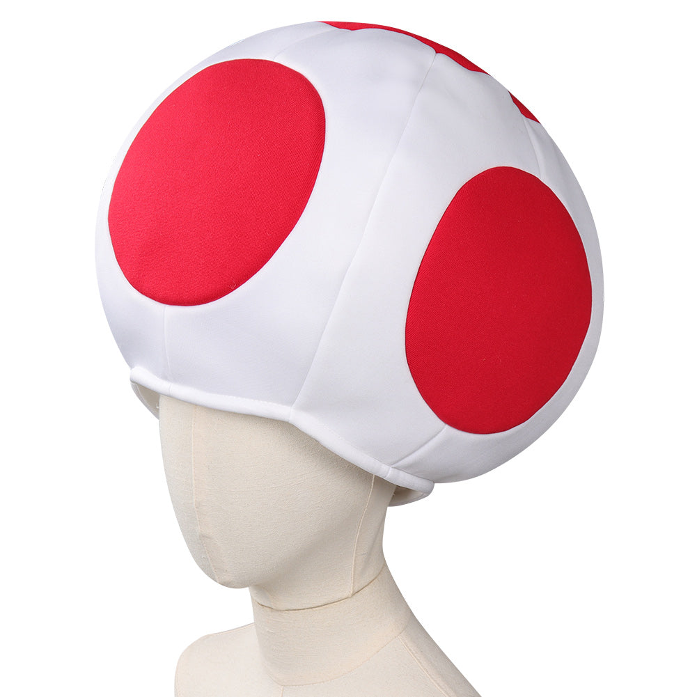Adulte Super Mario Bros Toad Kinopio Rouge Chapeaux Carnaval Accessorie