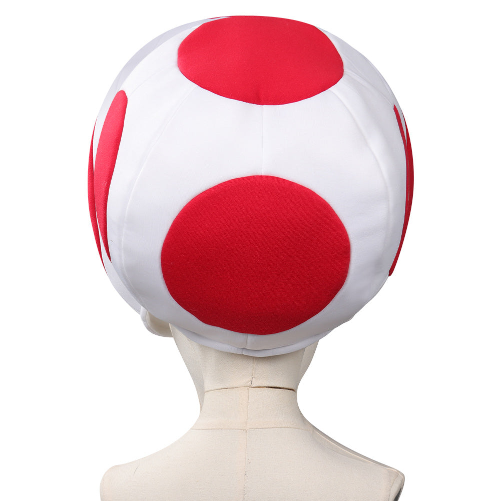 Adulte Super Mario Bros Toad Kinopio Rouge Chapeaux Carnaval Accessorie