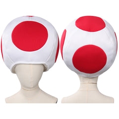 Adulte Super Mario Bros Toad Kinopio Rouge Chapeaux Carnaval Accessorie