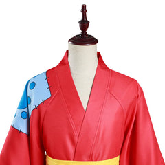 One Piece Wano Country Monkey D. Luffy Kimono Cosplay Costume