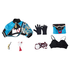 Genshin Impact Miss Hina Goro Robe Cosplay Costume Design Original-Cossky