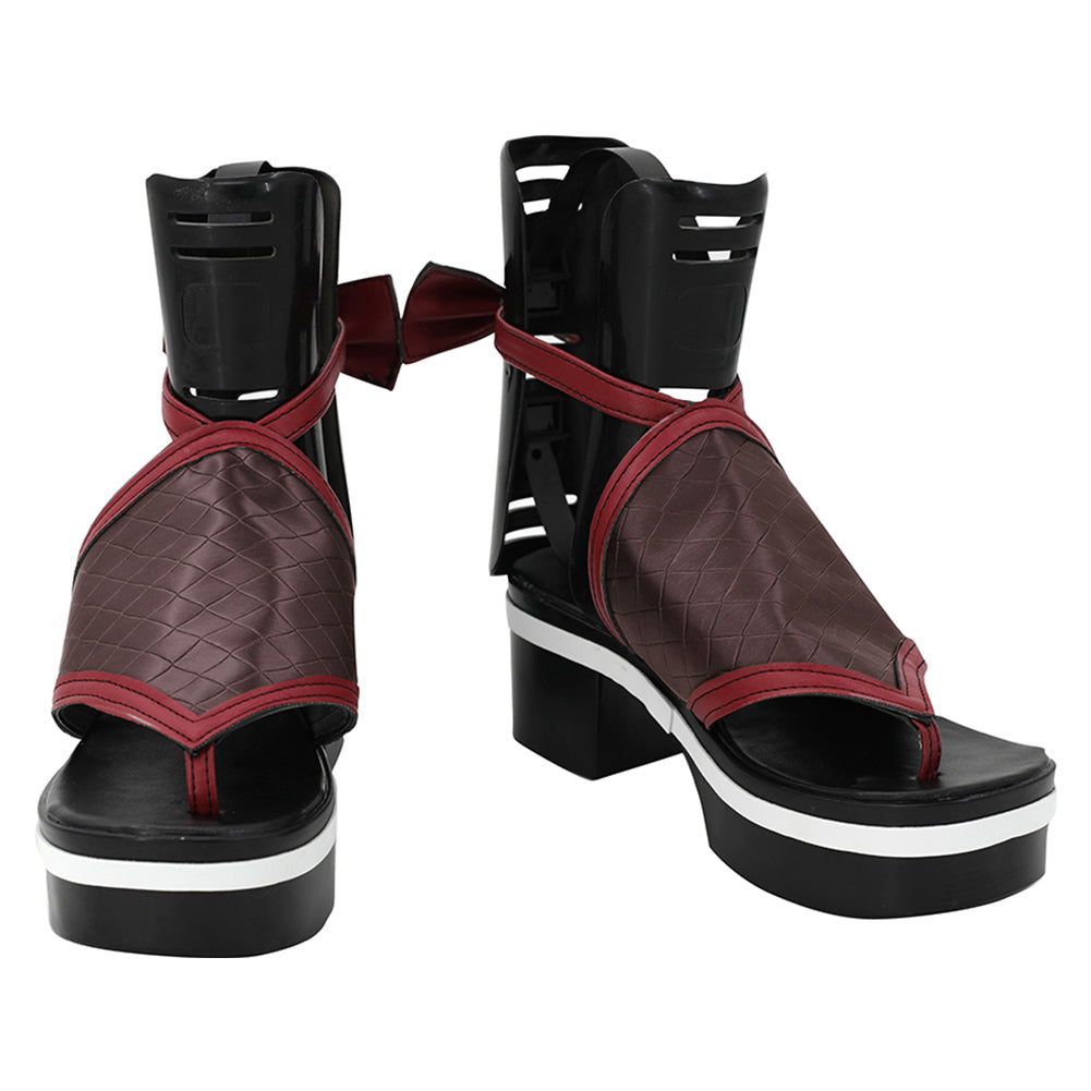 Genshin Impact Kuki Shinobu Cosplay Chaussures
