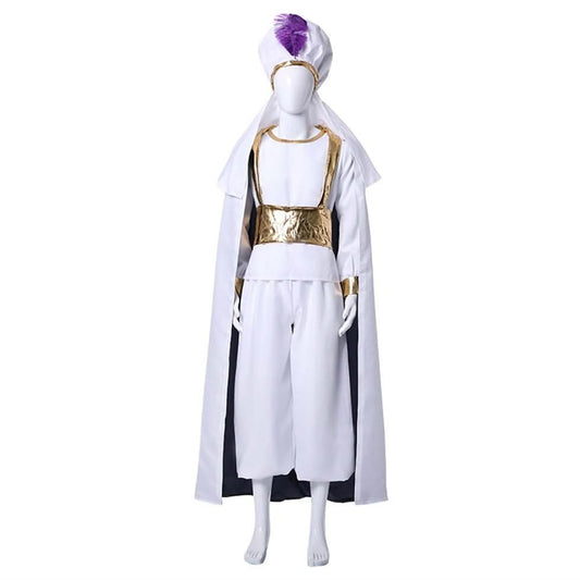 2019 Aladdin Prince Ali Cosplay Costume avec Cape