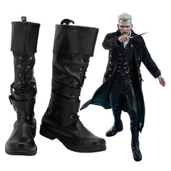 Les Animaux fantastiques:Les Crimes de Grindelwald Gellert Grindelwald Cosplay Chaussures