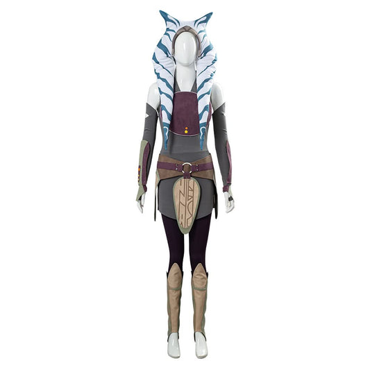 Rebels Ahsoka Tano Jupe Tenue Halloween Carnaval Cosplay Costume