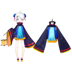 Vtuber Nanako Tenue Femme Halloween Carnaval Cosplay Costume