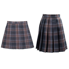 École japonaise Robes Plaid Plissée Jupe Étudiante Minijupe à carreaux Jk Uniforme Jupe courte pour les filles Cosplay Costume