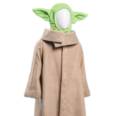 The Mando Baby Yoda Robe Chapeau Halloween Cosplay Costume Pour Enfant