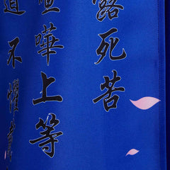 Japon Bosozoku Kimono en Bleu Cosplay Costume