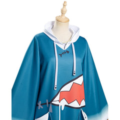 Hololive English VTuber Gawr Gura Halloween Carnaval Cosplay Costume