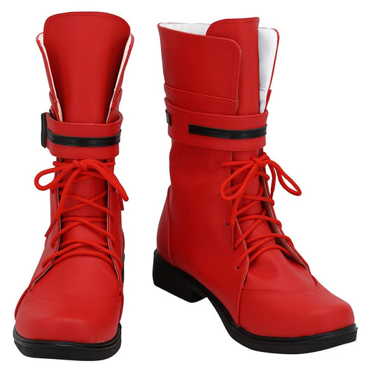 Final Fantasy VII Remake Tifa Lockhart Botte Halloween Carnaval Cosplay Chaussures