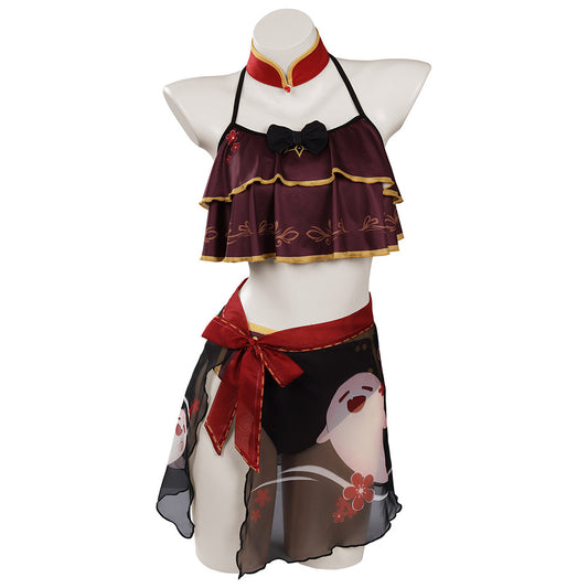 Genshin Impact Hutao Maillot de Bain Cosplay Costume