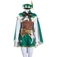 Adulte Femme Genshin Impact Venti Ensemble Uniform Cosplay Costume