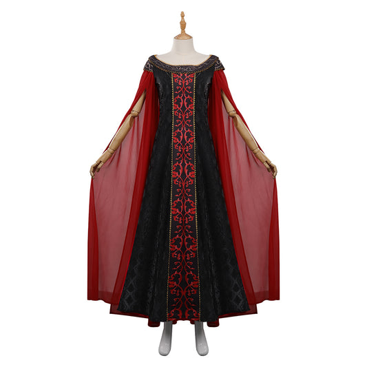 House of the Dragon Princess Rhaenys Velaryon Vintage Cosplay Costume Médiéval