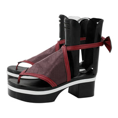 Genshin Impact Kuki Shinobu Cosplay Chaussures