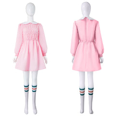 Stranger Things 11 Robe Rose Cosplay Costume