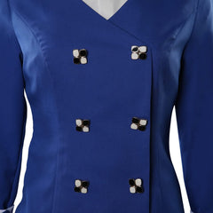 Cosplay Costume Veronica Sawyer Heathers(1988) Film Cosplay Tenue Bleue Femme