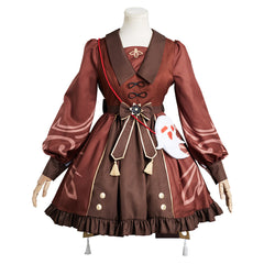 Genshin Impact Hutao Lolita Robe Design Original Cosplay Costume-Cossky