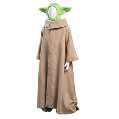 The Mando Baby Yoda Robe Chapeau Halloween Cosplay Costume Pour Enfant