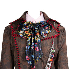 Alice au pays des merveilles Johnny Depp Chapelier Fou Tenue 6 pièces Cosplay Costume