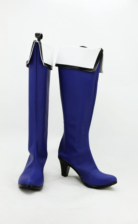Beyond the Boundary Mitsuki Nase Cosplay Chaussures Bleu