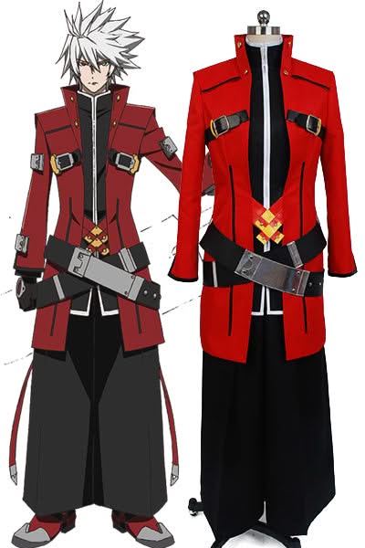 BlazBlue: Calamity Trigger Uniforme Ragna the Bloodedge Cosplay Costume