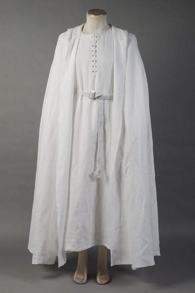 Le Seigneur des anneaux Gandalf Robe Blanche Cosplay Costume