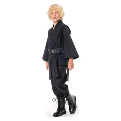 Enfant Anakin Skywalker Noir Cosplay Costume Version D'enfant