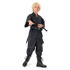 Enfant Anakin Skywalker Noir Cosplay Costume Version D'enfant