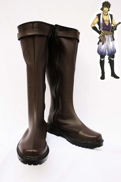 Hakuoki Nagakura Shinpachi Cosplay Chaussures