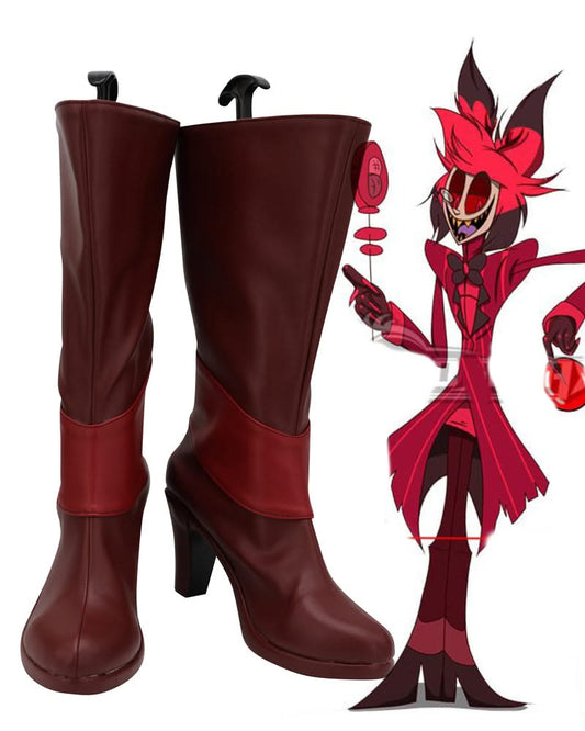 Hazbin Hotel Alastor Bottes Cosplay Chaussures
