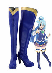 Konosuba: Sois Béni Monde Merveilleux! Aqua Cosplay Chaussures