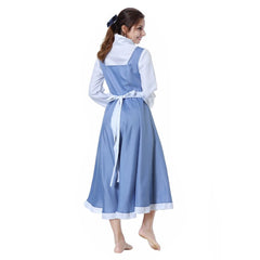 La Belle et La Bête 1991 Belle Robe et Tablier Cosplay Costume