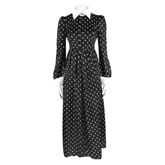 La Famille Addams 2 Addams Robe Cosplay Costume Halloween