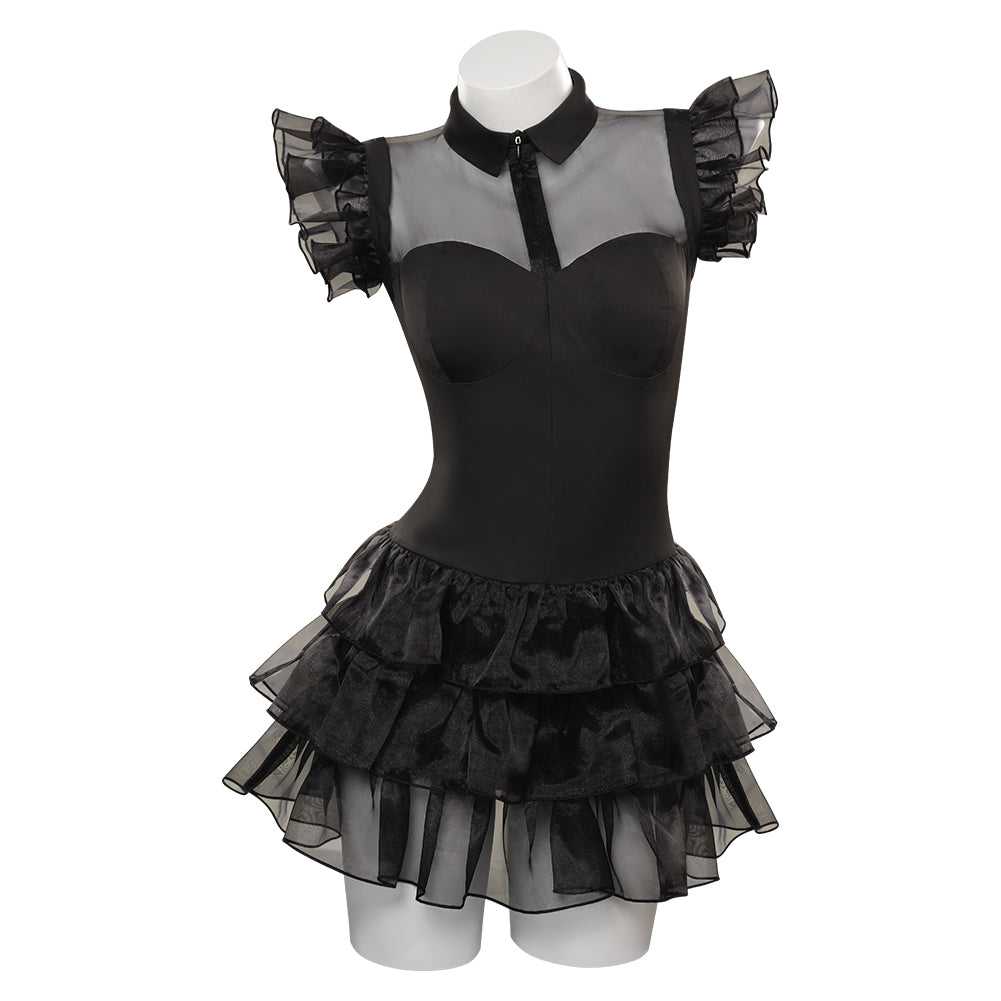 La Famille Addams Robe Sexy Design Original Cosplay Costume Carnaval