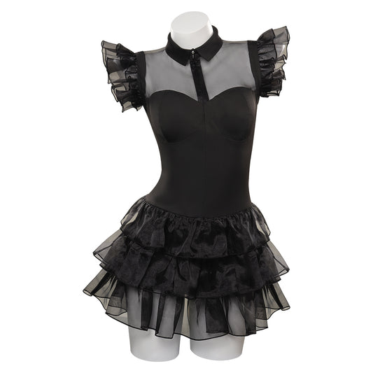 La Famille Addams Robe Sexy Design Original Cosplay Costume Carnaval
