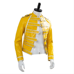 Queen Freddie Mercury Veste Jaune Cosplay Costume