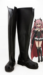 Seraph of the End Krul Tepes Botte Cosplay Chaussures